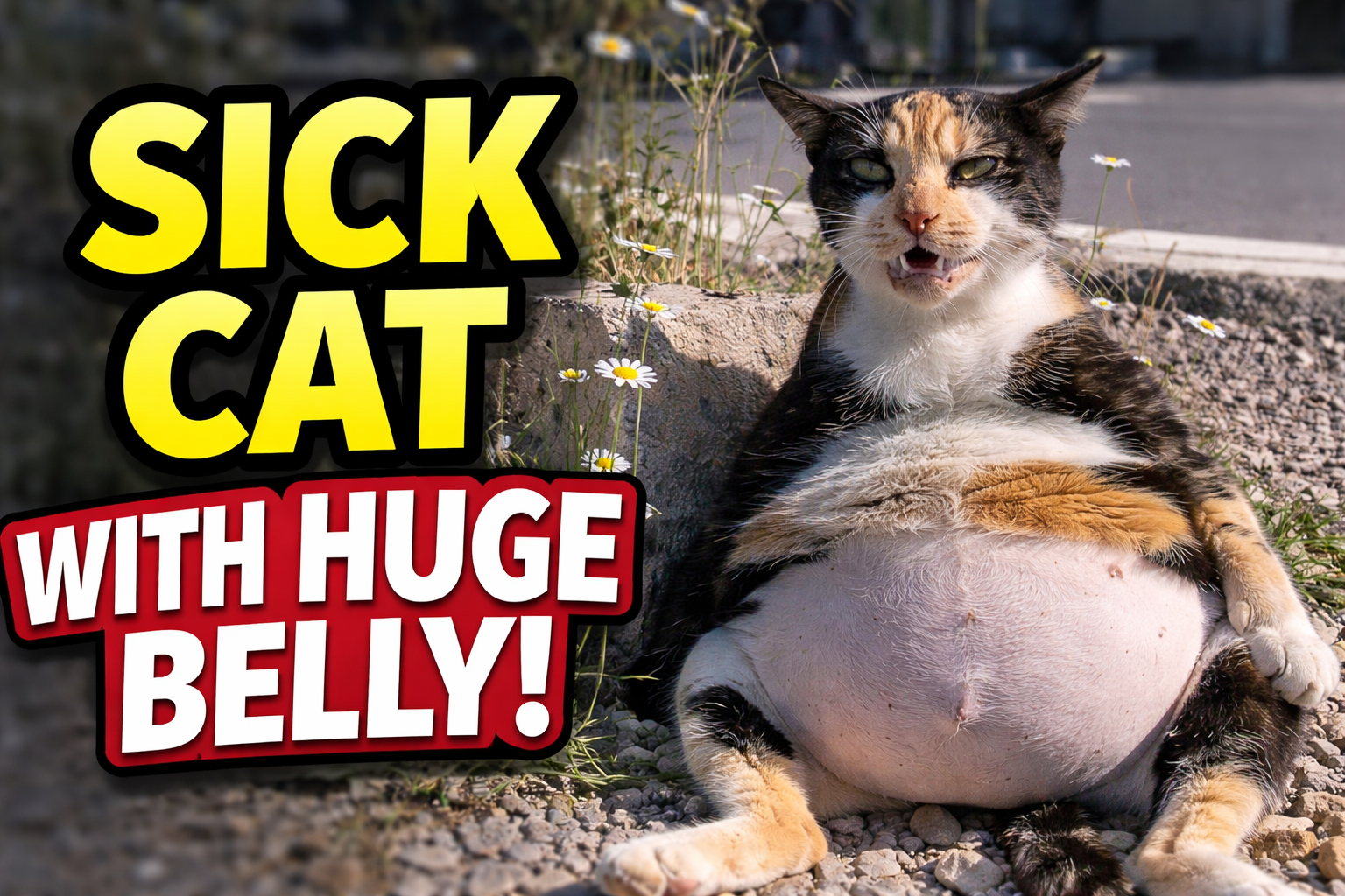 A Mother’s Silent Cry: The Rescue and Recovery of a Stray Pregnant Cat